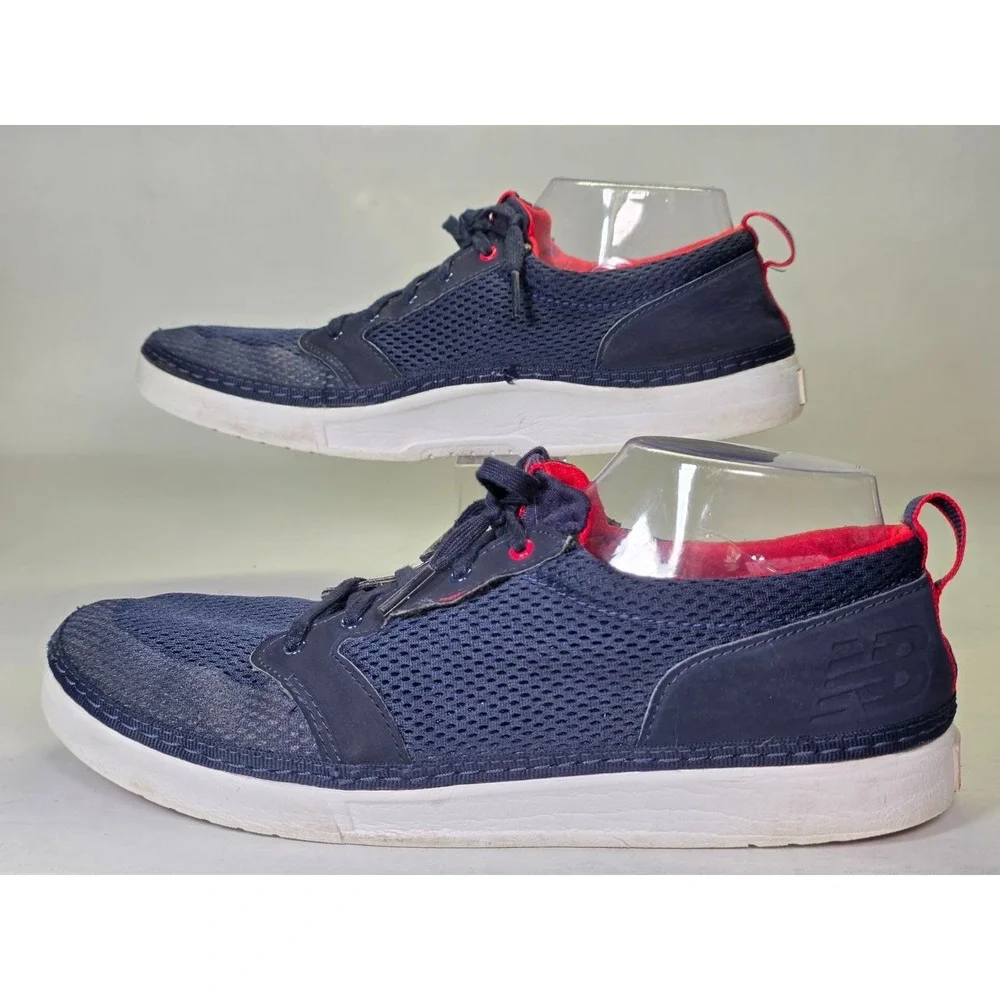 New Balance Apres Men's Sneakers Size 10 Navy Athletic Lightweight Boat Shoes‎